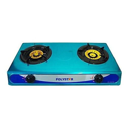 Polystar Two burner Stainless Table Top Gas Cooker