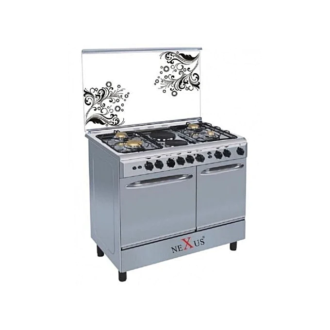 NEXUS STANDING GAS COOKER With 4 Gas Burners and 2 Electric | GCCR-NX-8001S(4+2)
