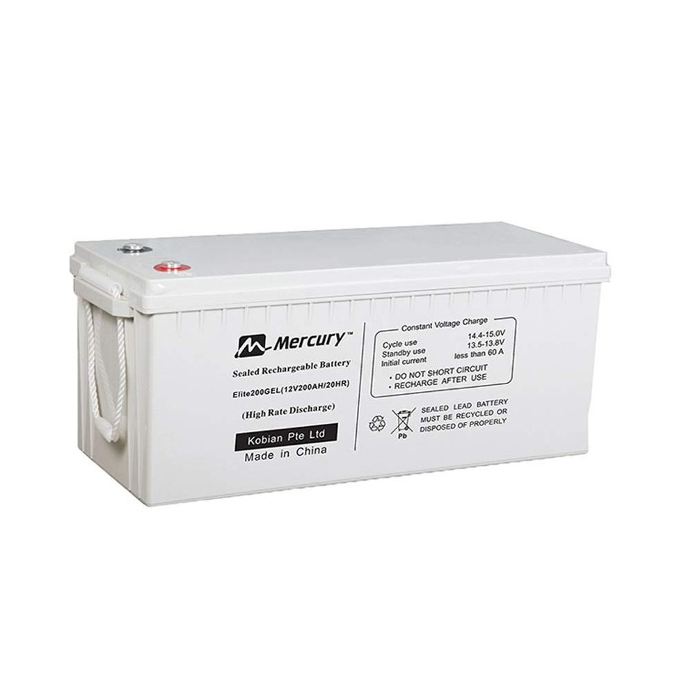 Mercury Elite Gel Battery 200Ah/12V VRLA Battery
